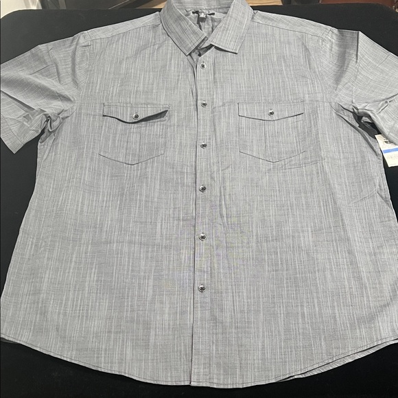 ALFANI Other - ALFANI Men's Gray Short Sleeve Shirt NWT